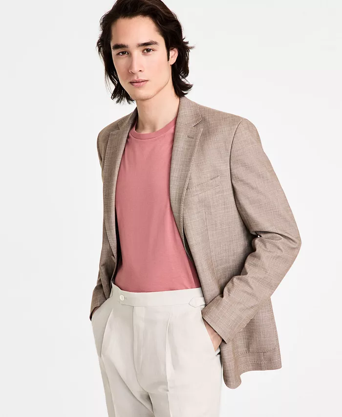 Мужской спортивный пиджак приталенного кроя в бежевом цвете Calvin Klein, коричневый/бежевый
Мужской спортивный пиджак приталенного кроя в бежевом цвете Calvin Klein, коричневый/бежевый