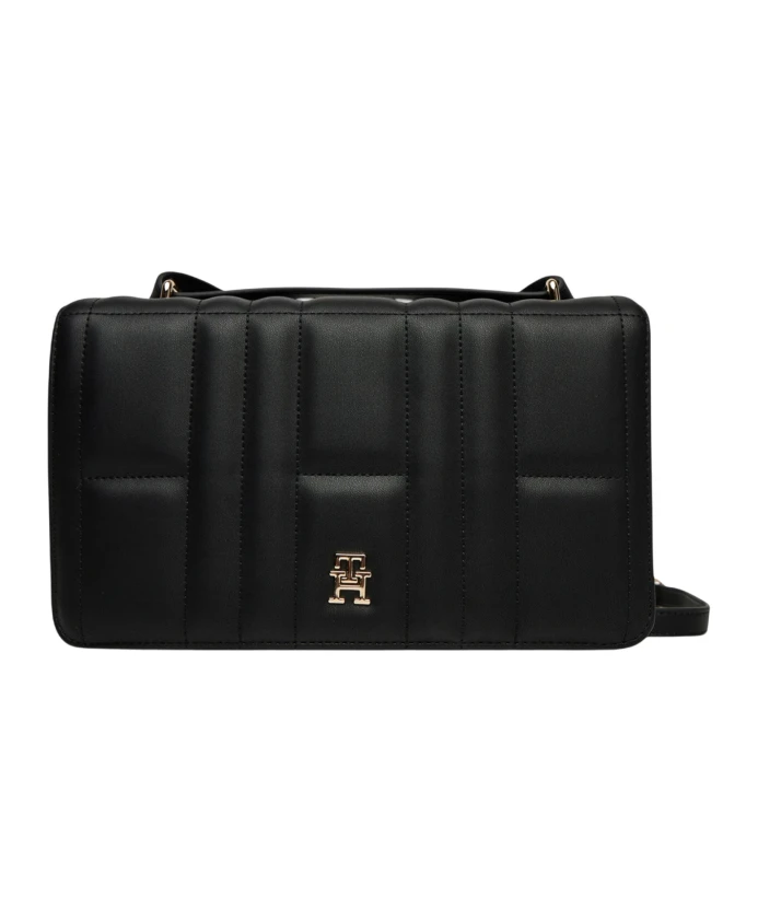 Стеганая сумка через плечо с монограммой Tommy Hilfiger, черный
Стеганая сумка через плечо с монограммой Tommy Hilfiger, черный