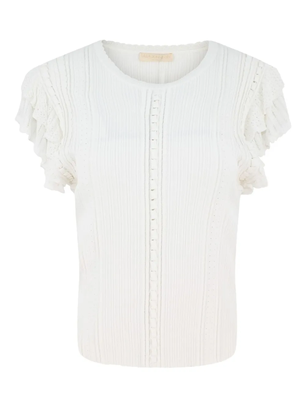 Футболка с оборками Ulla Johnson, белый
Футболка с оборками Ulla Johnson, белый