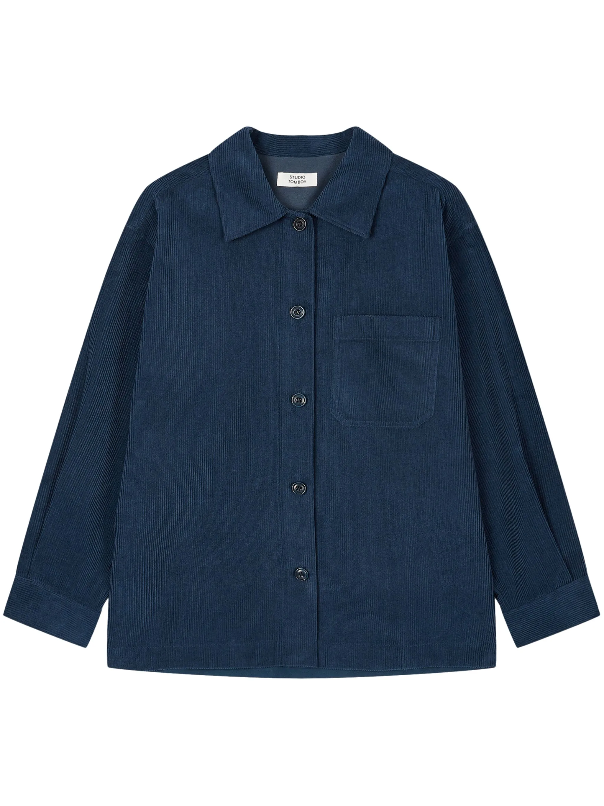 Вельветовая рубашка Studio Tomboy, синий
Вельветовая рубашка Studio Tomboy, синий