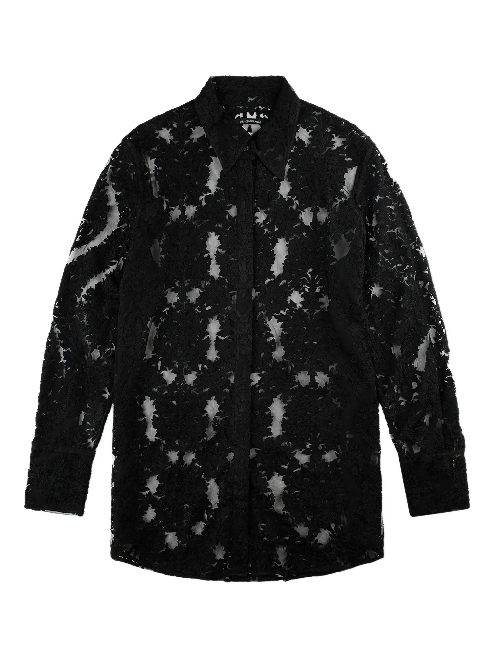 Рубашка с кружевным узором Song For The Mute, черный
Рубашка с кружевным узором Song For The Mute, черный