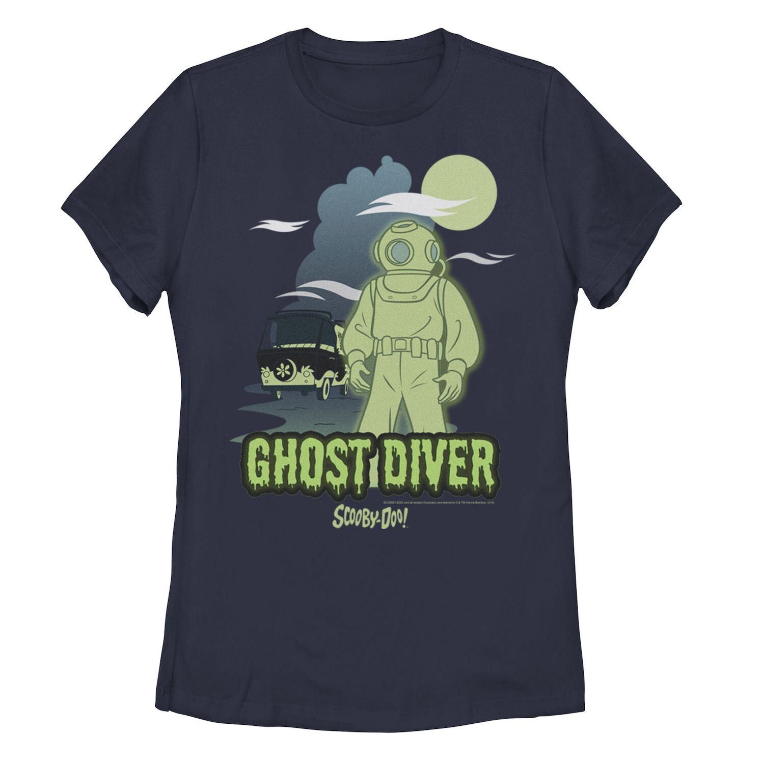 Детская футболка Scooby-Doo A Clue For Scooby-Doo с портретом дайвера-призрака Licensed Character 
Детская футболка Scooby-Doo A Clue For Scooby-Doo с портретом дайвера-призрака Licensed Character
