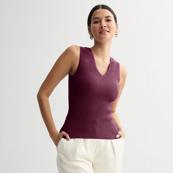 Женский облегающий свитер с V-образным вырезом Sculpt Nine West, цвет maddie plum
Женский облегающий свитер с V-образным вырезом Sculpt Nine West, цвет maddie plum