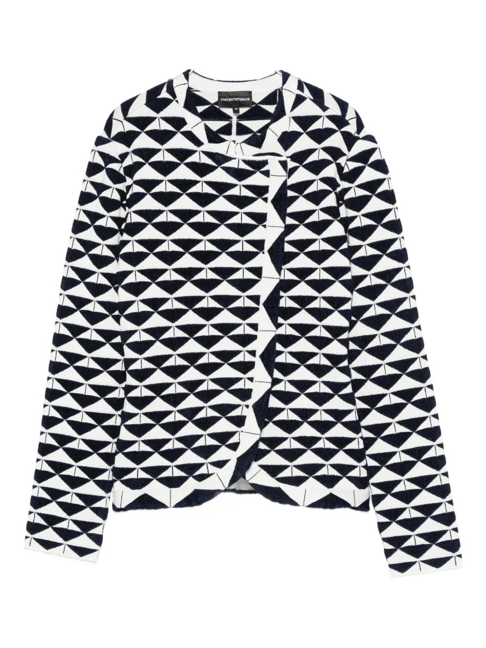 Приталенный жакет с геометричным принтом Emporio Armani
Приталенный жакет с геометричным принтом Emporio Armani