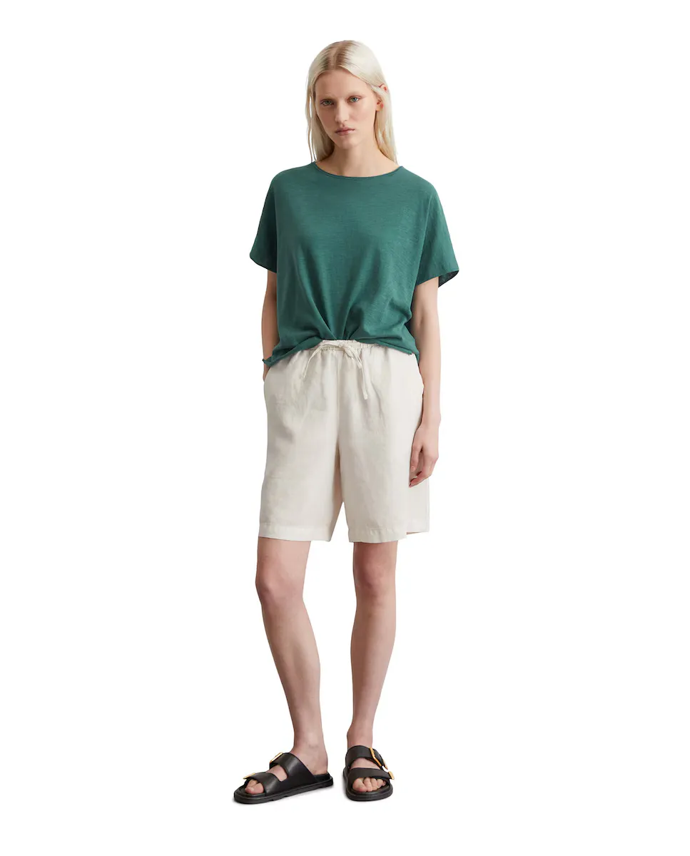 Женские льняные шорты-бермуды с частично эластичной талией MARC O'POLO, серый
Женские льняные шорты-бермуды с частично эластичной талией MARC O'POLO, серый