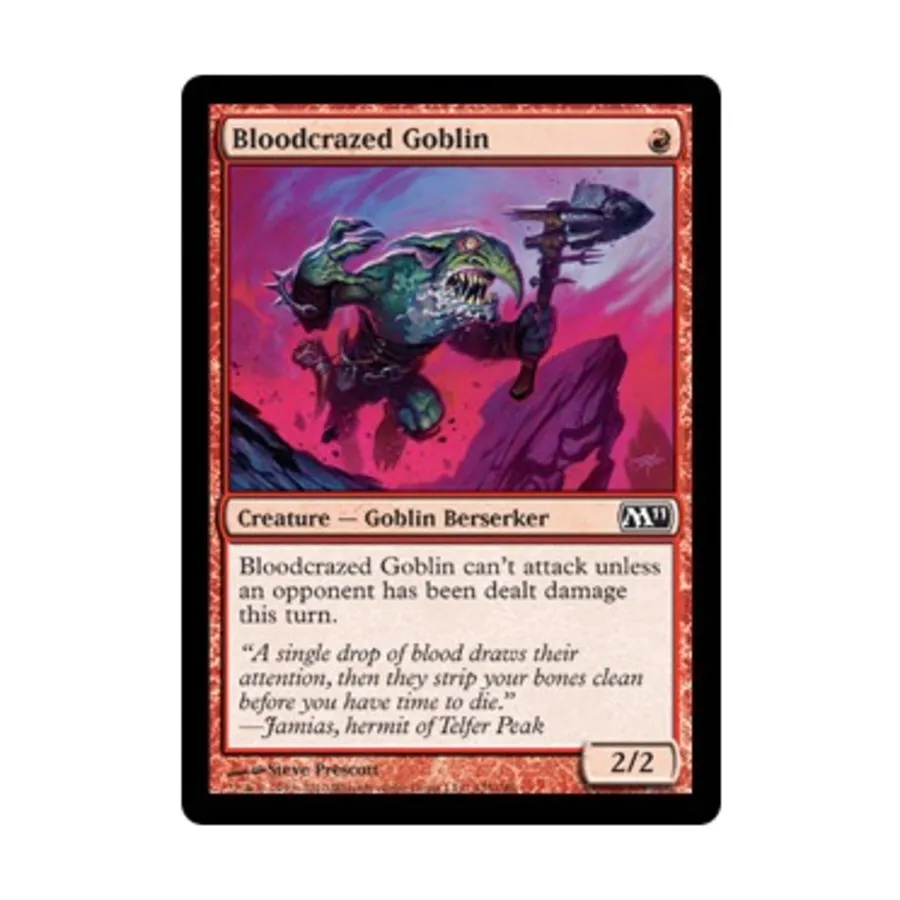 CCG Кровавый гоблин (клавиша C), MTG - Magic 2011 
CCG Кровавый гоблин (клавиша C), MTG - Magic 2011