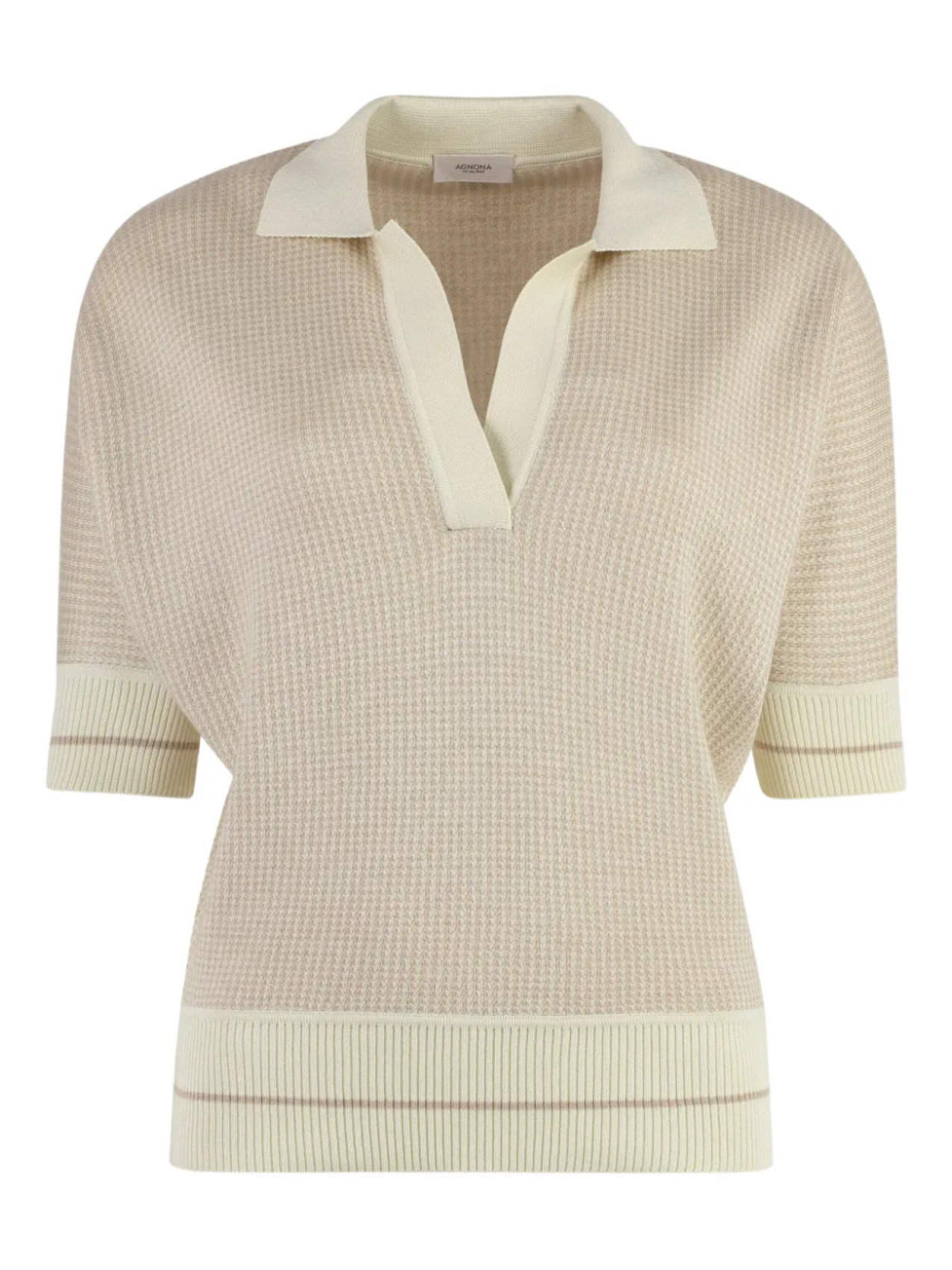 Футболка в рубчик Agnona, нейтральный
Футболка в рубчик Agnona, нейтральный