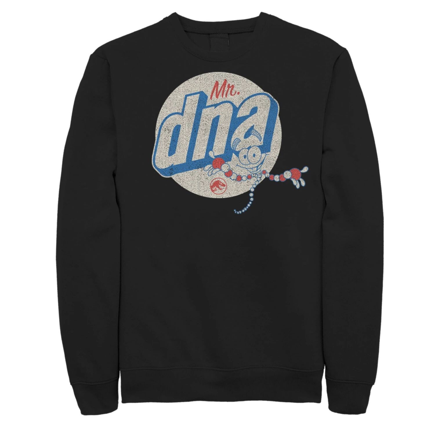 Мужской свитшот с логотипом Jurassic World Vintage Mr. DNA Licensed Character, черный
Мужской свитшот с логотипом Jurassic World Vintage Mr. DNA Licensed Character, черный