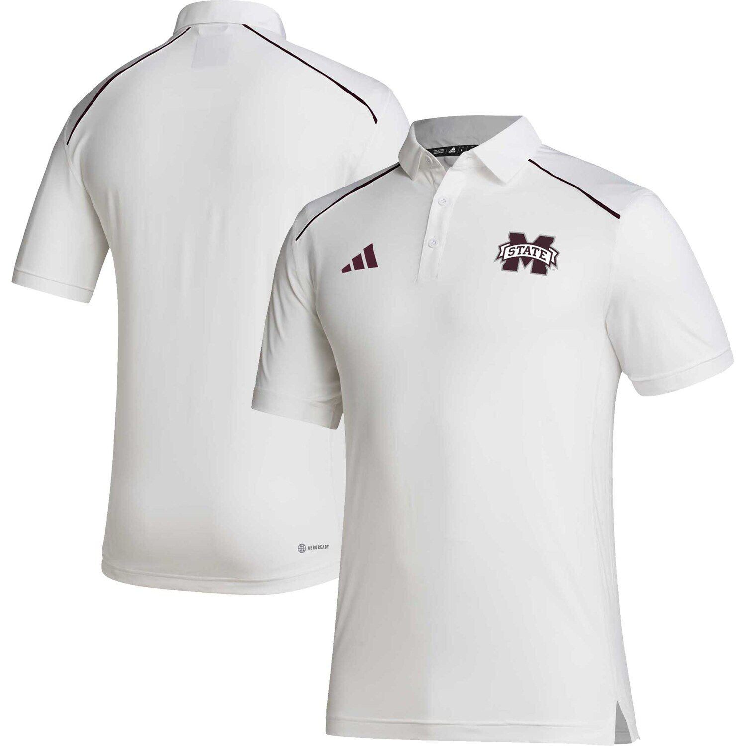 Мужская рубашка-поло adidas White Mississippi State Bulldogs Coaches AEROREADY
Мужская рубашка-поло adidas White Mississippi State Bulldogs Coaches AEROREADY