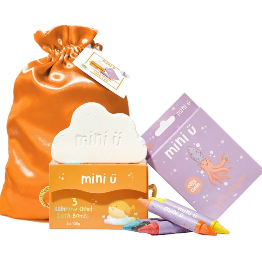 Подарочный набор мелков и облаков Mini-U, добавки для ванны, 9 шт.
Подарочный набор мелков и облаков Mini-U, добавки для ванны, 9 шт.