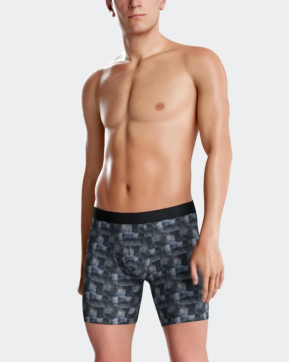 Мужские длинные трикотажные боксеры в синих тонах Impetus
Мужские длинные трикотажные боксеры в синих тонах Impetus