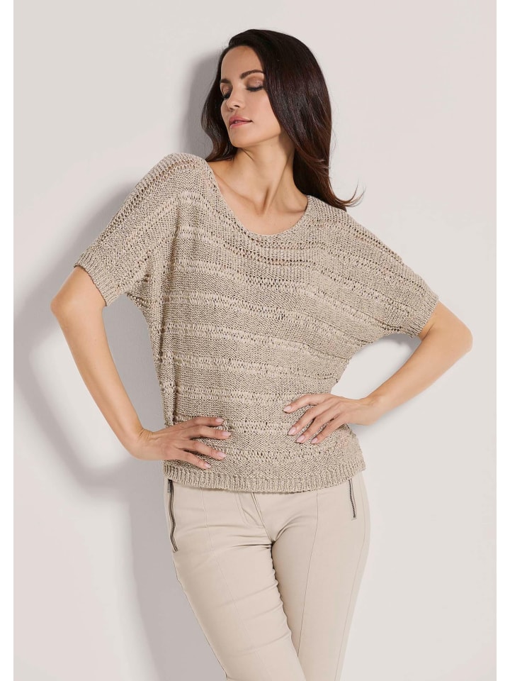 MADELEINE Свитер с ленточным узором и блестящим эффектом в берберском стиле
MADELEINE Свитер с ленточным узором и блестящим эффектом в берберском стиле