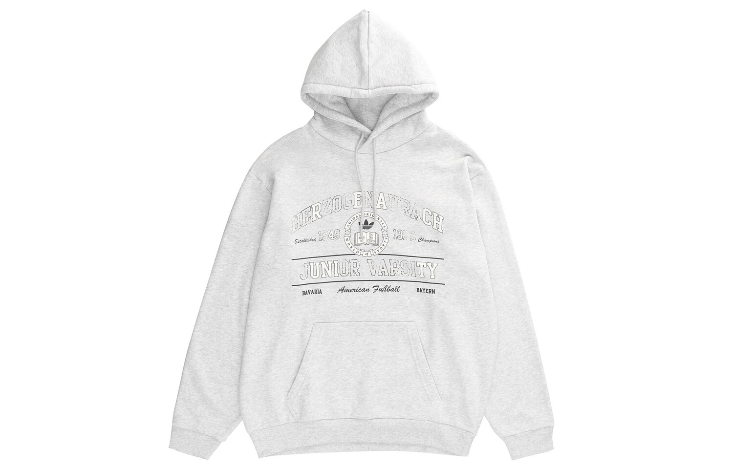 Толстовка мужская светло-серая Adidas, серый
Толстовка мужская светло-серая Adidas, серый