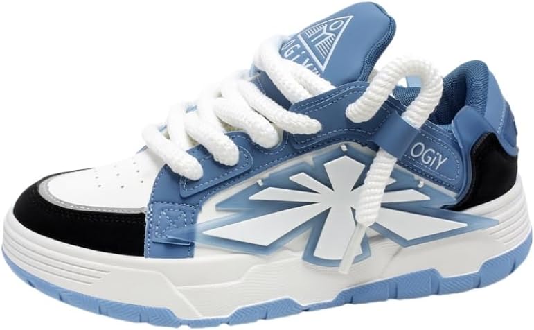 Мужские повседневные кроссовки - легкие спортивные прогулочные туфли с толстой амортизирующей подошвой, дышащий дизайн с ромбовидной текстурой, низкие шнурованные Clolinde, синий
Мужские повседневные кроссовки - легкие спортивные прогулочные туфли с толстой амортизирующей подошвой, дышащий дизайн с ромбовидной текстурой, низкие шнурованные Clolinde, синий