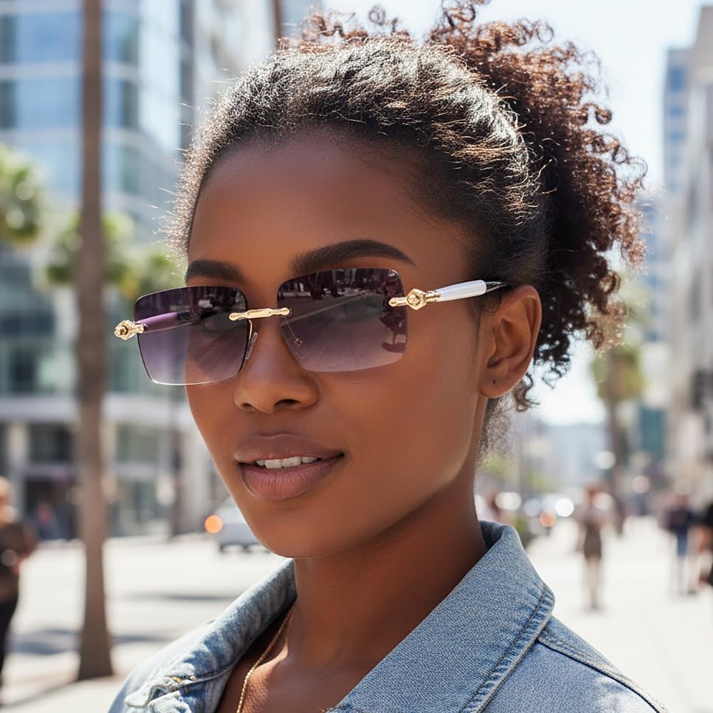 Солнцезащитные очки для мужчин и женщин - защита UV400 - градиентная оправа, металлический шарнир, подходят для занятий спортом на открытом воздухе и вождения QWBSER, 5
Солнцезащитные очки для мужчин и женщин - защита UV400 - градиентная оправа, металлический шарнир, подходят для занятий спортом на открытом воздухе и вождения QWBSER, 5