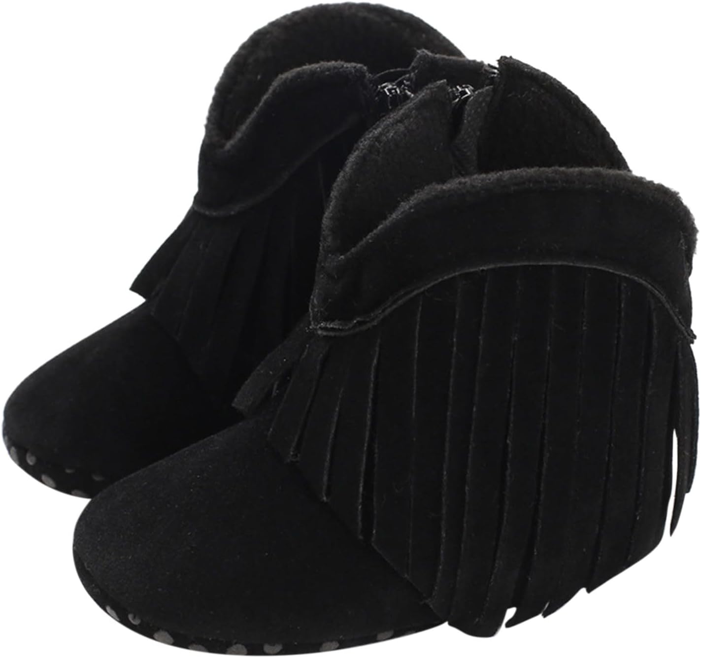 Детские ботиночки для девочек с кисточками, боковой молнией, противоскользящие, для щиколотки, для младенцев и малышей, первые зимние теплые обувь для ходьбы Generic, Black
Детские ботиночки для девочек с кисточками, боковой молнией, противоскользящие, для щиколотки, для младенцев и малышей, первые зимние теплые обувь для ходьбы Generic, Black