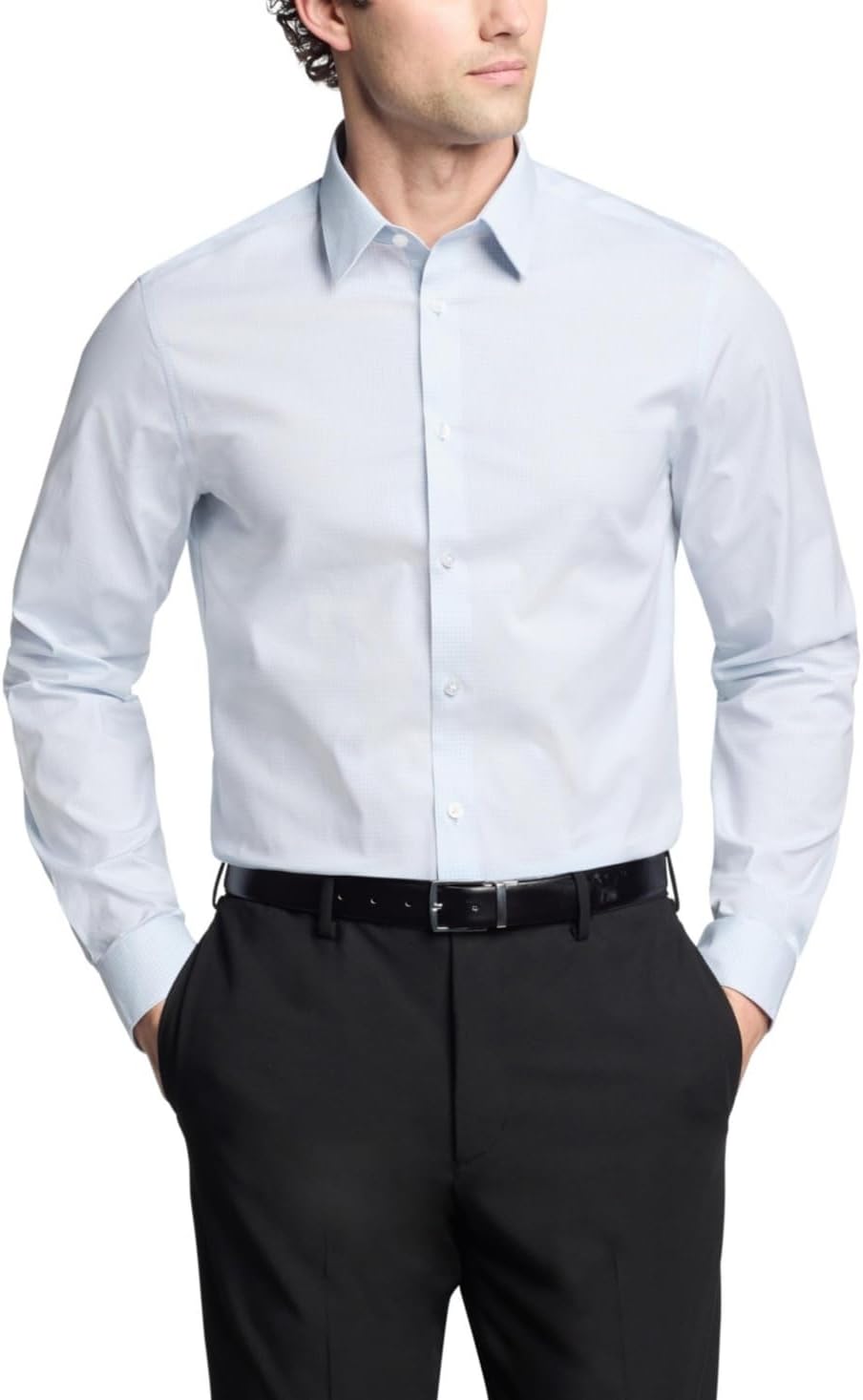 Мужская рубашка Calvin Klein, не требующая глажки, эластичная, приталенная, в клетку, Light Blue
Мужская рубашка Calvin Klein, не требующая глажки, эластичная, приталенная, в клетку, Light Blue