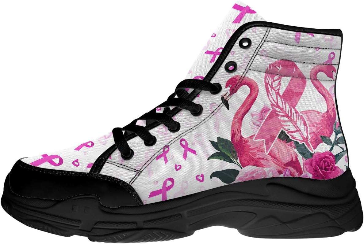 Кеды на шнуровке высокие для женщин и мужчин с принтом «Рак груди», подарки для нее и него Quorax, 3112 Breast Cancer Flamingo
Кеды на шнуровке высокие для женщин и мужчин с принтом «Рак груди», подарки для нее и него Quorax, 3112 Breast Cancer Flamingo