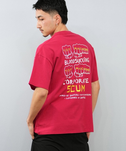 Футболка с коротким рукавом, свободный крой, принт на спине TOY MACHINE, красный
Футболка с коротким рукавом, свободный крой, принт на спине TOY MACHINE, красный