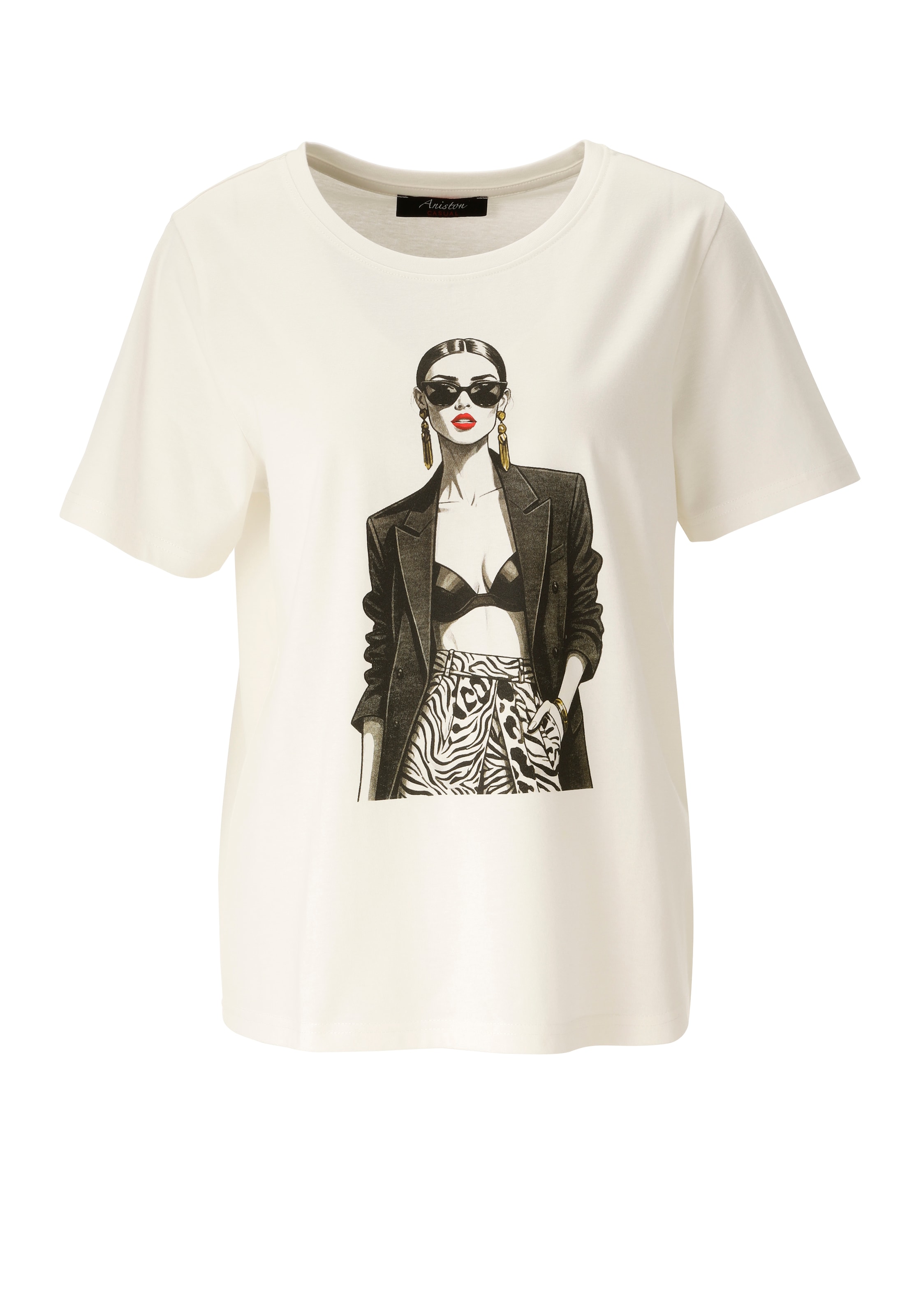 Aniston CASUAL Футболка в белом цвете
Aniston CASUAL Футболка в белом цвете