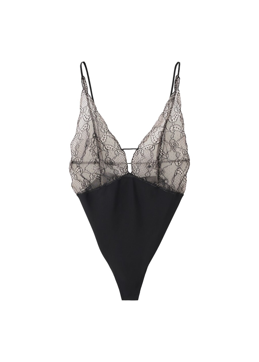 Боди MANGO Blanche, черный
Боди MANGO Blanche, черный