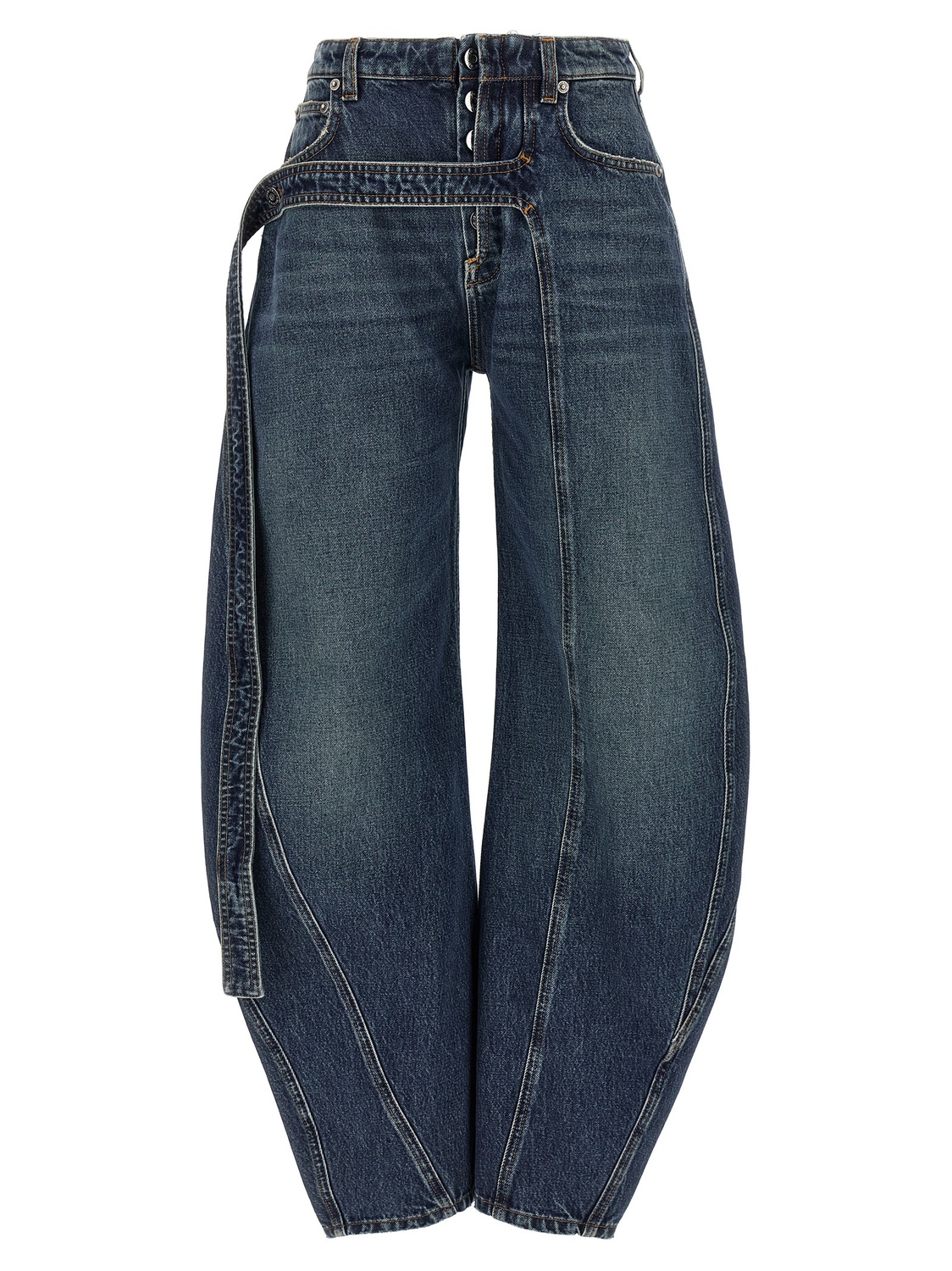 Джинсы «The Blue Denim Strap» Jean Paul Gaultier, голубой
Джинсы «The Blue Denim Strap» Jean Paul Gaultier, голубой