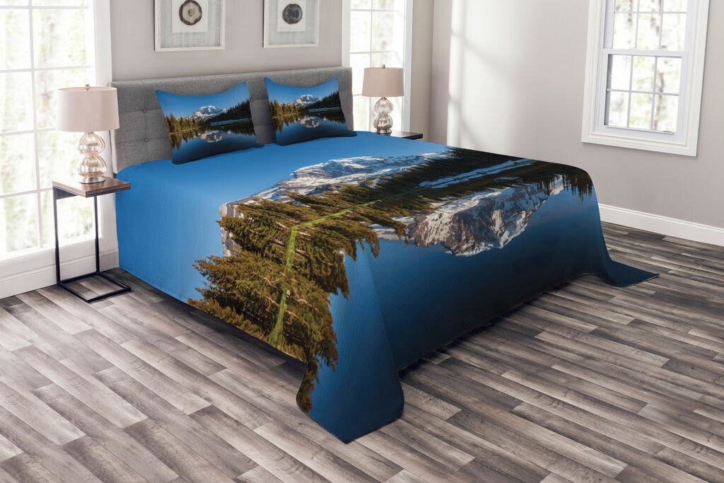 ABAKUHAUS Комплект покрывала Mount Rainier, American Lake Woods Snow, комплект с моющимися наволочками, для односпальных кроватей 220 x 220 см, разноцветный
ABAKUHAUS Комплект покрывала Mount Rainier, American Lake Woods Snow, комплект с моющимися наволочками, для односпальных кроватей 220 x 220 см, разноцветный