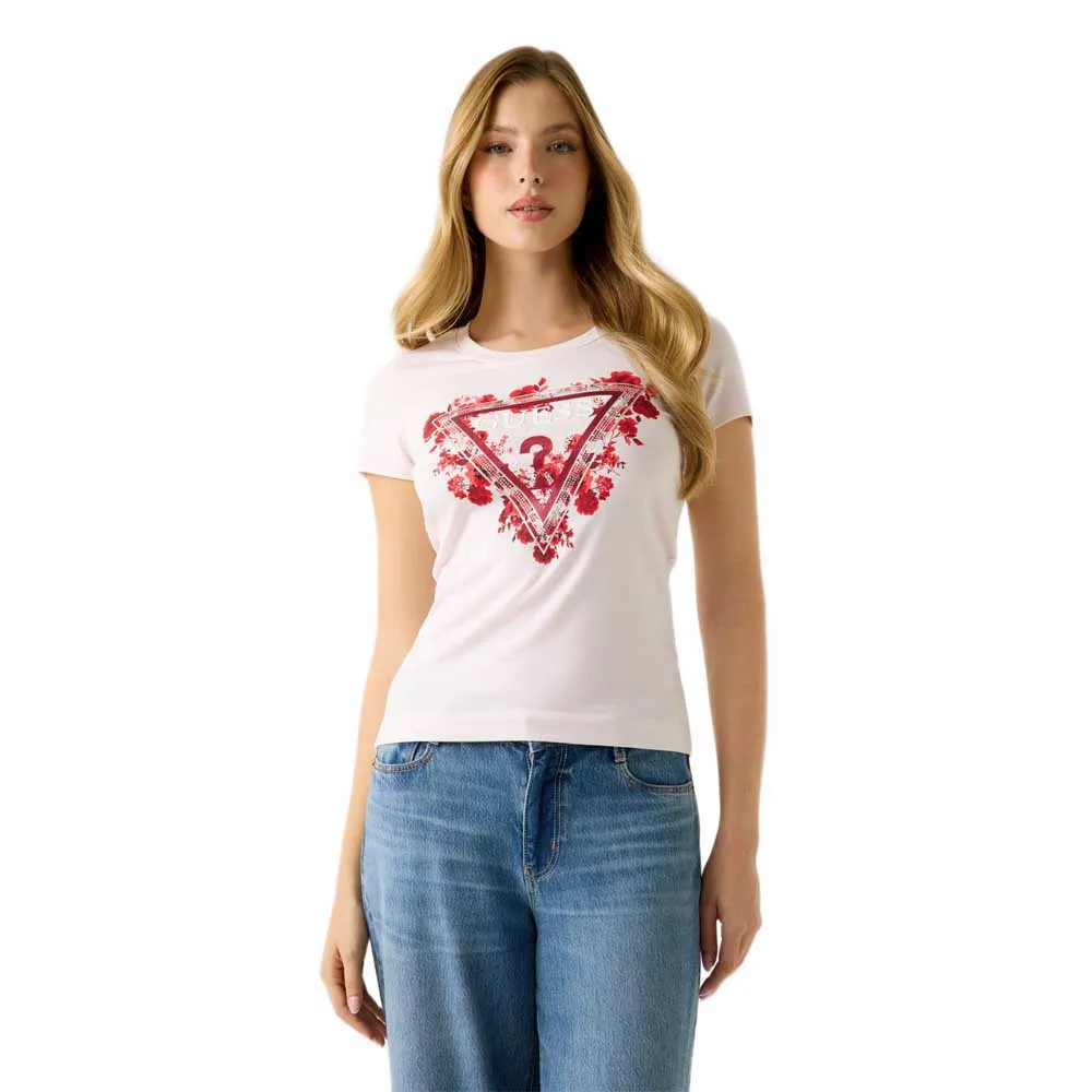 Футболка с коротким рукавом Guess Flowers Triangle, белый
Футболка с коротким рукавом Guess Flowers Triangle, белый