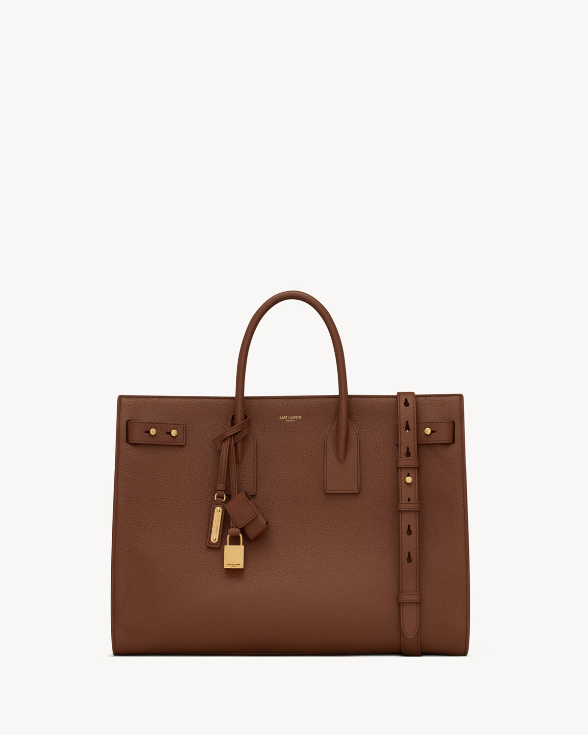 Сумка Sac de Jour тонкая большая из зернистой кожи Saint Laurent, коричневый
Сумка Sac de Jour тонкая большая из зернистой кожи Saint Laurent, коричневый