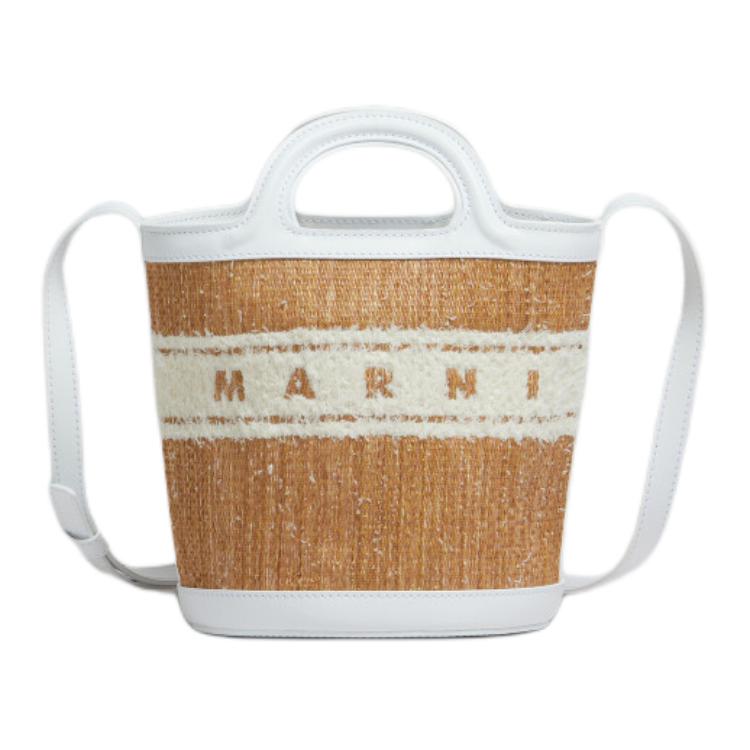 Сумка-ведро на шнурке MARNI с вышитой маленькой эмблемой Tropicalia
Сумка-ведро на шнурке MARNI с вышитой маленькой эмблемой Tropicalia