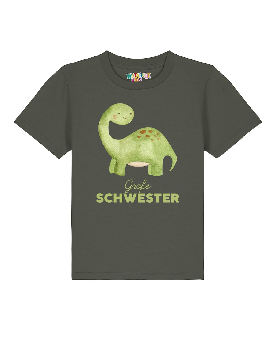 Рубашка watabout.kids Dinosaurier 04 Große Schwester, хаки/светло-зеленый
Рубашка watabout.kids Dinosaurier 04 Große Schwester, хаки/светло-зеленый