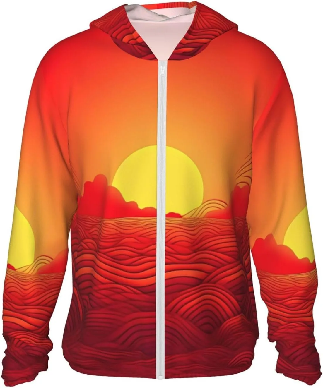 Мужская толстовка с капюшоном UPF 50+ для защиты от солнца, на молнии, с карманом FHEBNDS
Мужская толстовка с капюшоном UPF 50+ для защиты от солнца, на молнии, с карманом FHEBNDS