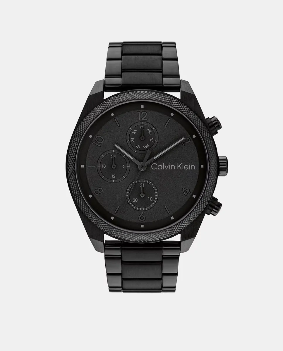 Многофункциональные мужские часы Impact 25200359 из черной стали Calvin Klein, черный
Многофункциональные мужские часы Impact 25200359 из черной стали Calvin Klein, черный