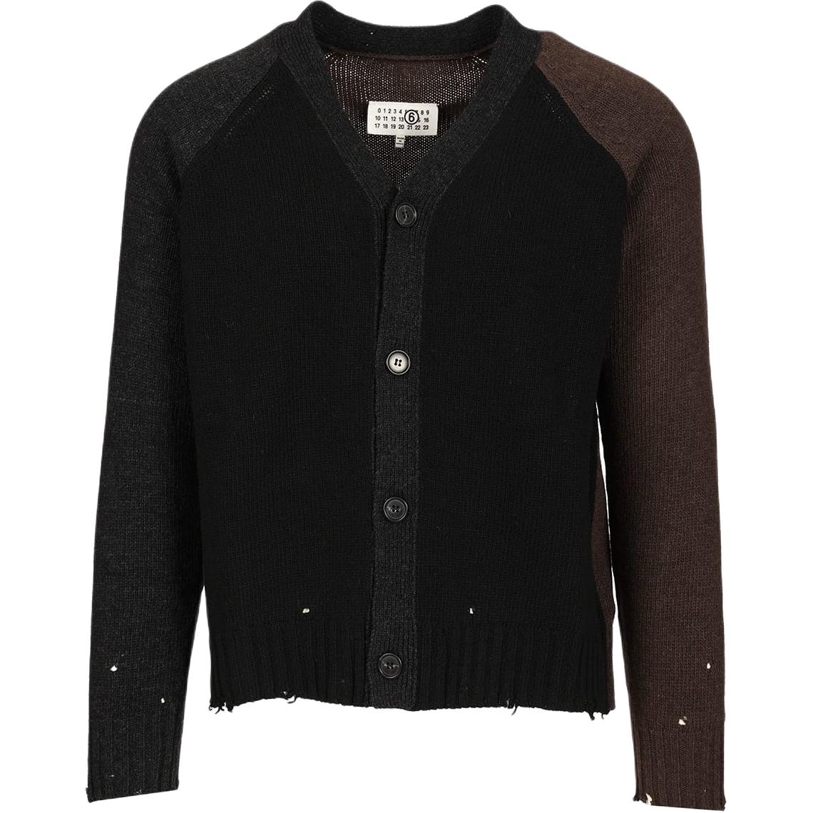 Кардиган в стиле Distressed MM6 Maison Margiela, черный
Кардиган в стиле Distressed MM6 Maison Margiela, черный