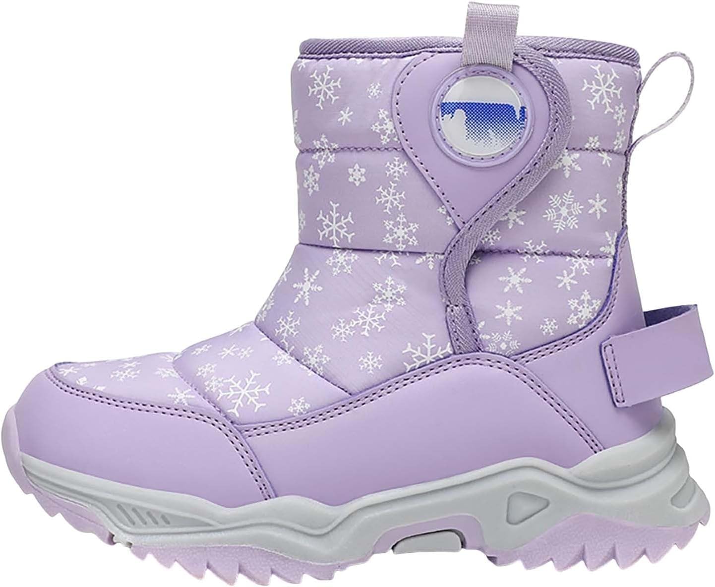Теплые зимние ботинки с искусственным мехом для девочек и мальчиков, удобные и толстые для холодной погоды, уличные, водонепроницаемые, с нескользящей подошвой Generic, Purple
Теплые зимние ботинки с искусственным мехом для девочек и мальчиков, удобные и толстые для холодной погоды, уличные, водонепроницаемые, с нескользящей подошвой Generic, Purple