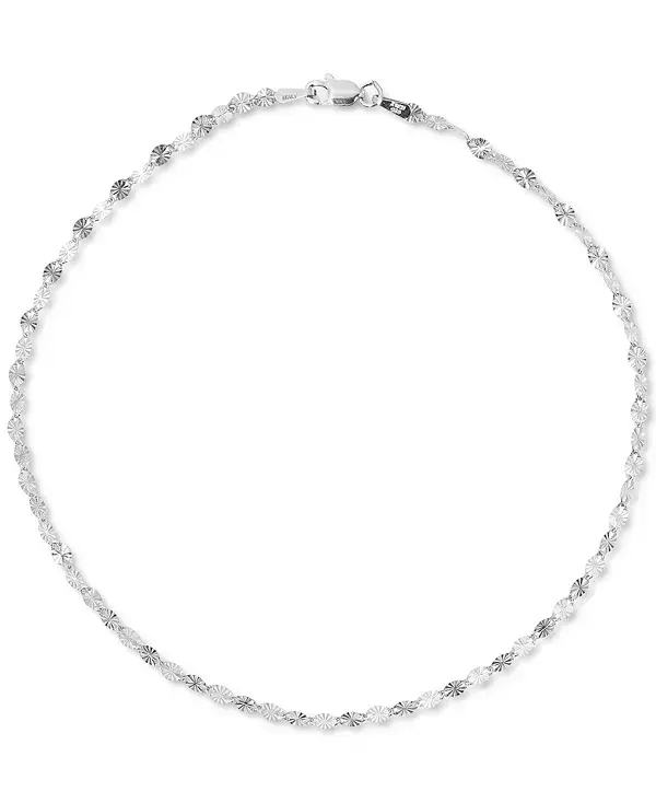 Браслет на лодыжку с текстурированным диском, созданный для Macy's Giani Bernini, silver
Браслет на лодыжку с текстурированным диском, созданный для Macy's Giani Bernini, silver