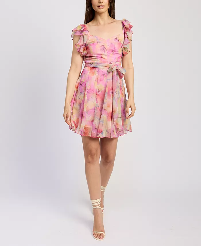 Женское мини-платье Amari с рюшами En Saison, розовый
Женское мини-платье Amari с рюшами En Saison, розовый