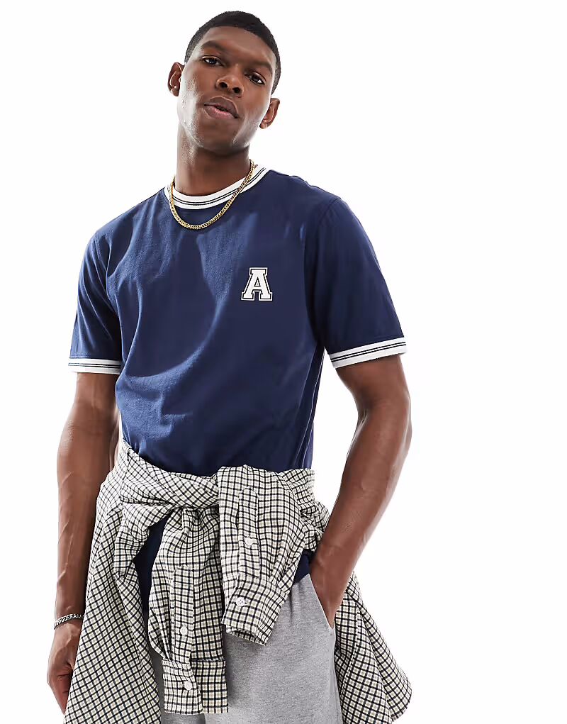 Футболка с графическим принтом Another Influence темно-синего цвета
Футболка с графическим принтом Another Influence темно-синего цвета