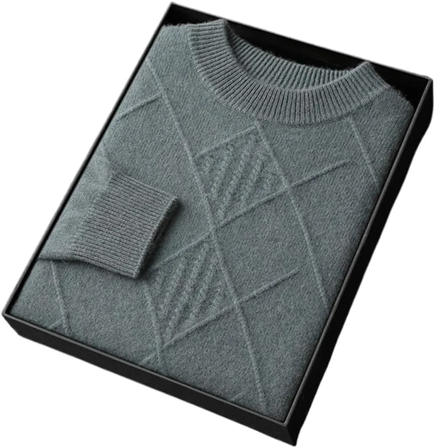 Мужской свитер с воротником-гольф из шерсти и кашемира, утолщенный, с длинными рукавами SIDUFHAOPKLL
Мужской свитер с воротником-гольф из шерсти и кашемира, утолщенный, с длинными рукавами SIDUFHAOPKLL