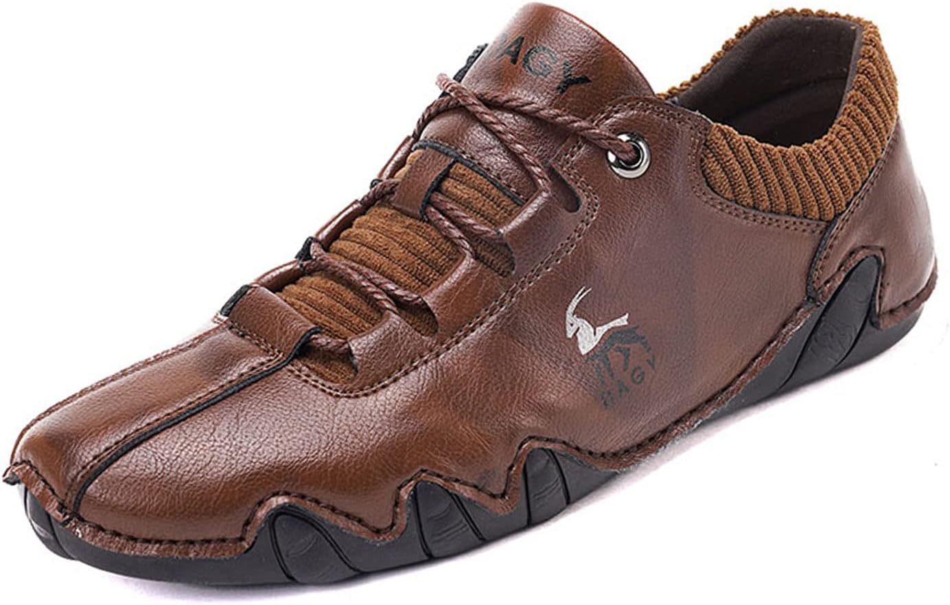 Мужские повседневные кожаные кроссовки на шнуровке с противоскользящей подошвой, модные вручную сшитые водонепроницаемые легкие ботинки для ходьбы, походов, кемпинга и вождения на все сезоны, низкие чукка Kctrfsj, коричневый
Мужские повседневные кожаные кроссовки на шнуровке с противоскользящей подошвой, модные вручную сшитые водонепроницаемые легкие ботинки для ходьбы, походов, кемпинга и вождения на все сезоны, низкие чукка Kctrfsj, коричневый