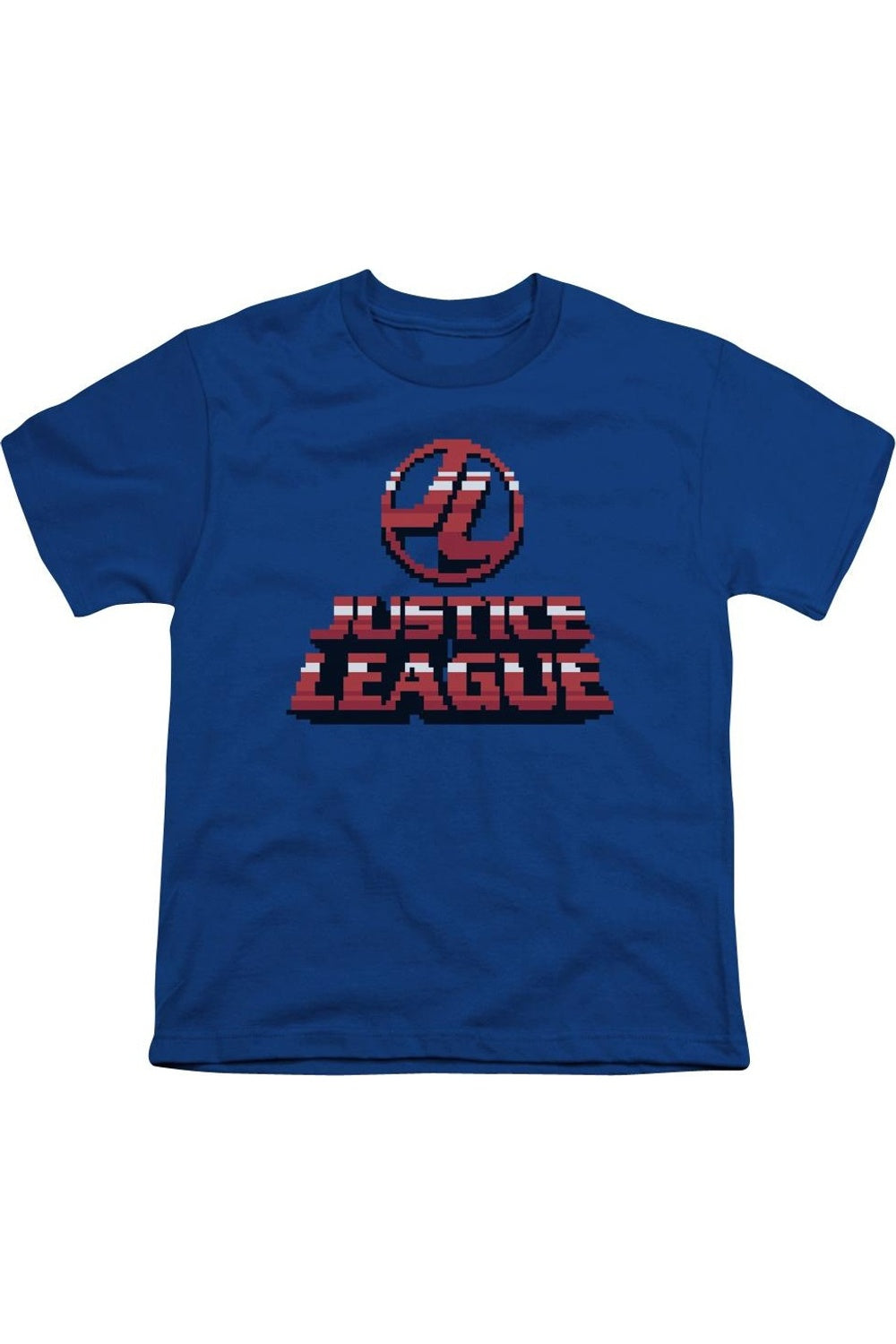 Футболка с коротким рукавом для детей "Justice League of America" в стиле 8-bit Gildan, синий
Футболка с коротким рукавом для детей "Justice League of America" в стиле 8-bit Gildan, синий