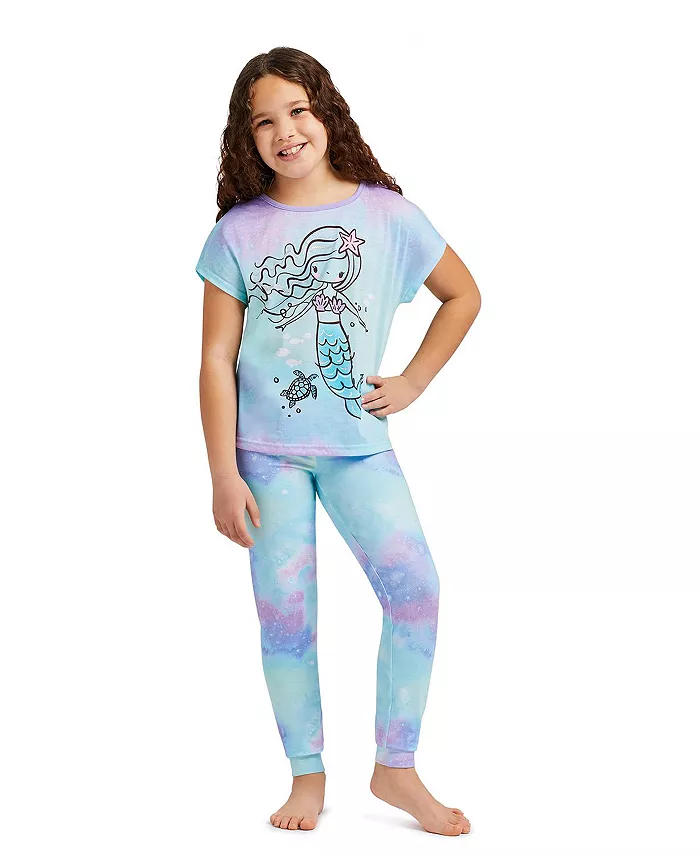 Пижамный комплект Big Girls из 3 предметов: топ с короткими рукавами, длинные брюки и шорты Jellifish Kids, синий
Пижамный комплект Big Girls из 3 предметов: топ с короткими рукавами, длинные брюки и шорты Jellifish Kids, синий