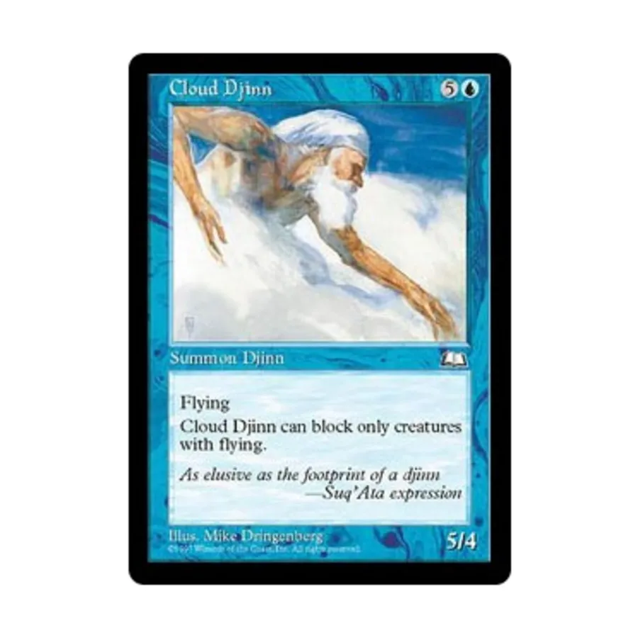 CCG Облачный джинн (U), MTG - Weatherlight 
CCG Облачный джинн (U), MTG - Weatherlight