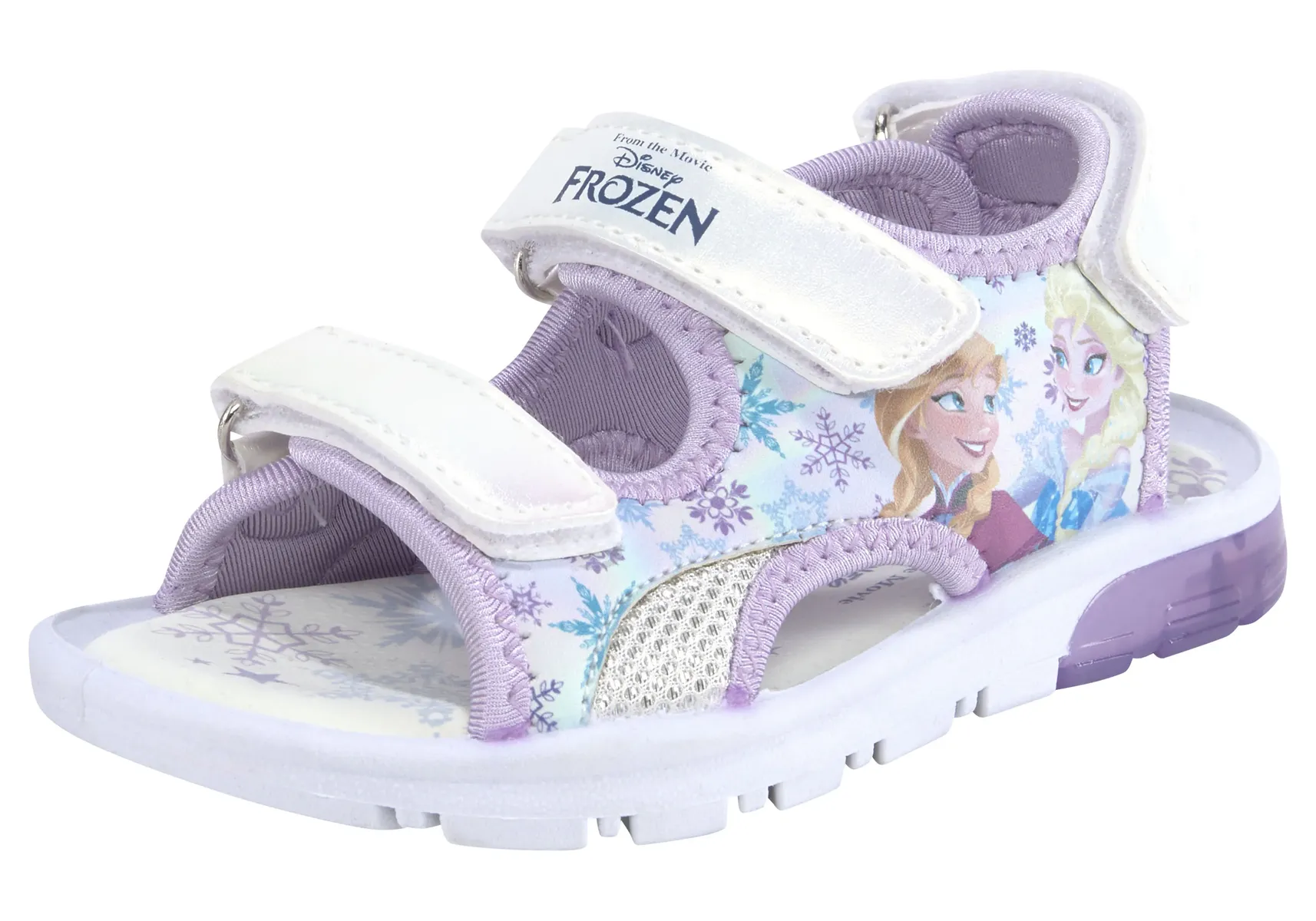 Сандалии Disney "Frozen" с крутой мигающей функцией и застежками-липучками, белый
Сандалии Disney "Frozen" с крутой мигающей функцией и застежками-липучками, белый