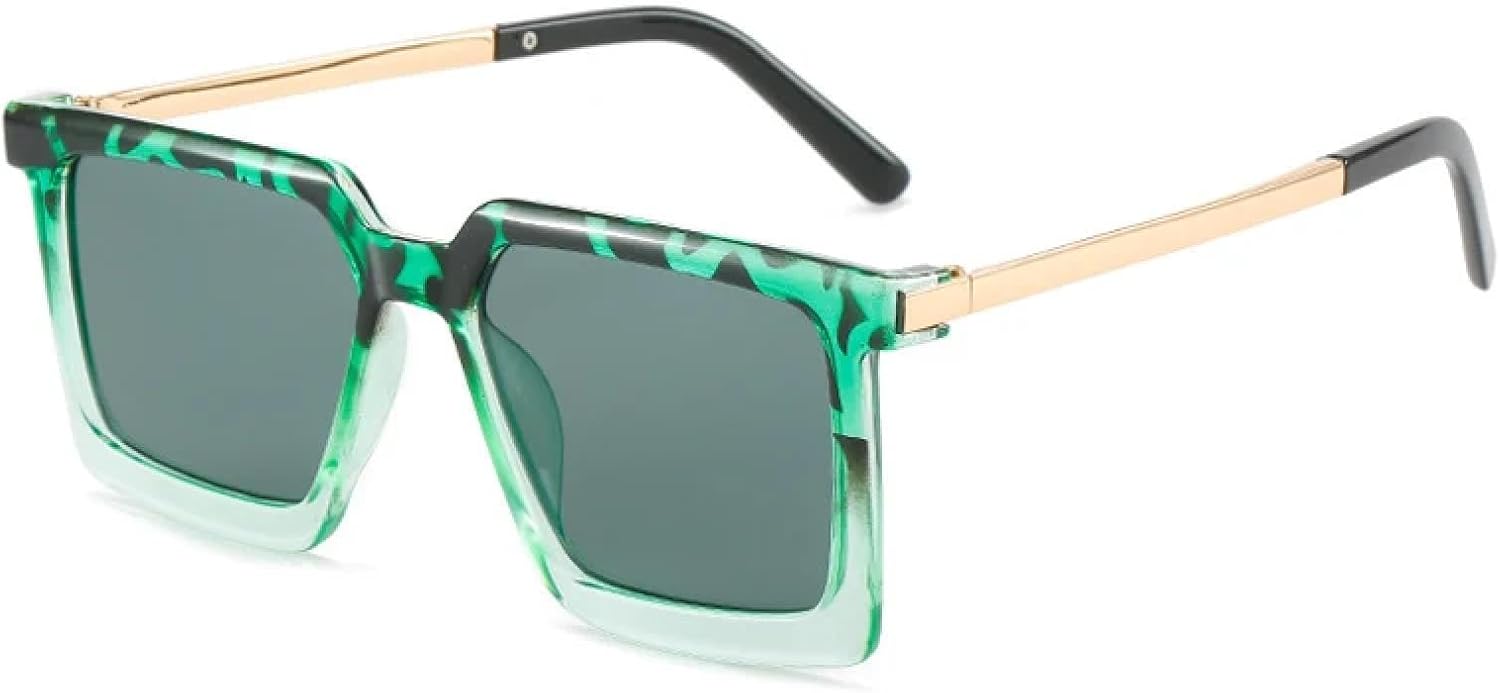 Роскошные солнцезащитные очки в крупной металлической оправе для женщин и мужчин, модные классические очки для путешествий и вождения, солнцезащитные очки с защитой от УФ-излучения UV400 TKKTLLT, Leopard Green
Роскошные солнцезащитные очки в крупной металлической оправе для женщин и мужчин, модные классические очки для путешествий и вождения, солнцезащитные очки с защитой от УФ-излучения UV400 TKKTLLT, Leopard Green