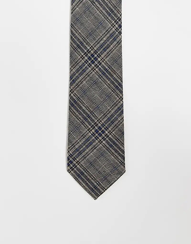 Клетчатый галстук ASOS DESIGN коричневого и синего цветов
Клетчатый галстук ASOS DESIGN коричневого и синего цветов