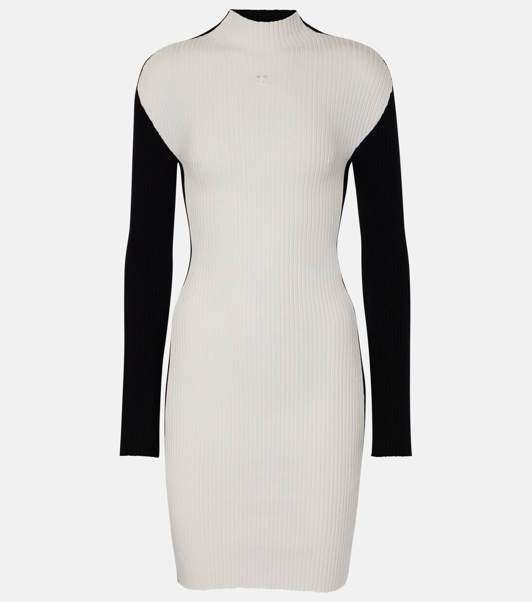 Мини-платье в стиле колор-блок Courrèges, цвет blanc/noir
Мини-платье в стиле колор-блок Courrèges, цвет blanc/noir