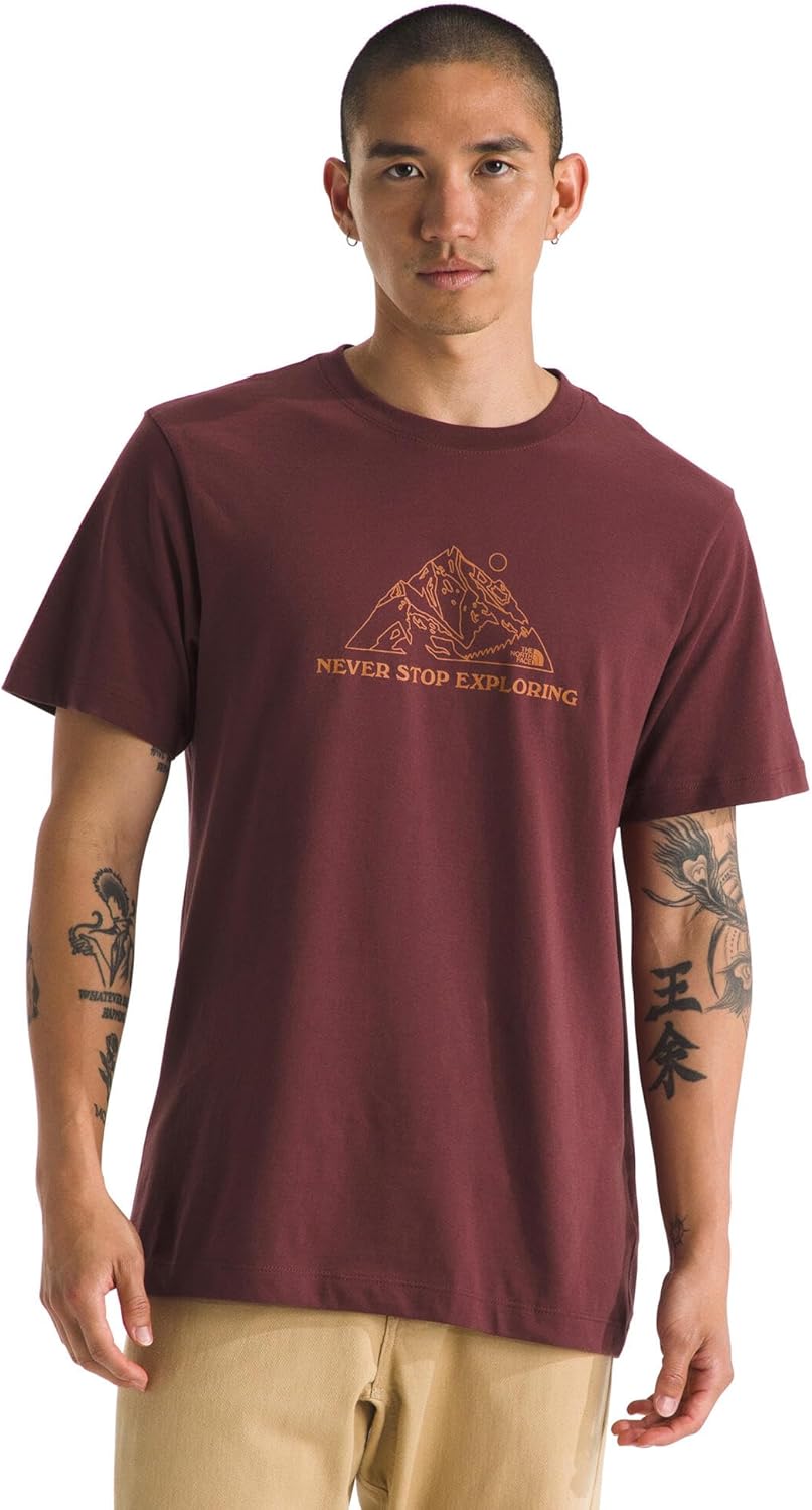 Футболка North Face Mens Evolution MTN Base с коротким рукавом | Хлопковая рубашка с графическим рисунком, втачными рукавами и ребристым воротником The North Face, Sumac
Футболка North Face Mens Evolution MTN Base с коротким рукавом | Хлопковая рубашка с графическим рисунком, втачными рукавами и ребристым воротником The North Face, Sumac