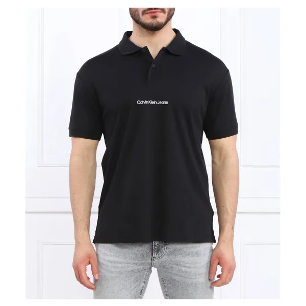 Рубашка поло свободного кроя Institution Calvin Klein, черный
Рубашка поло свободного кроя Institution Calvin Klein, черный