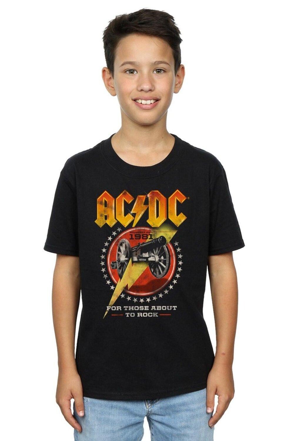 Футболка для тех, кто собирается зажигать 1981 года AC/DC, черный 
Футболка для тех, кто собирается зажигать 1981 года AC/DC, черный